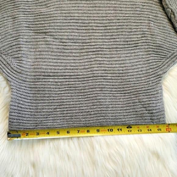 Sexy Knitted Lace Up Sweater Off Shoulder Style - Picture 8 of 8